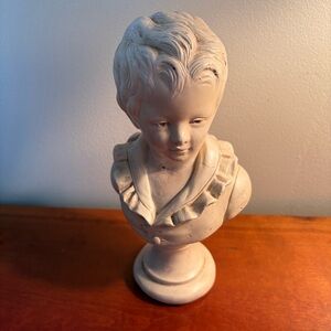 Vintage Alexander Backer Classic Cream Bust Sculpture Chalkware 1950’s